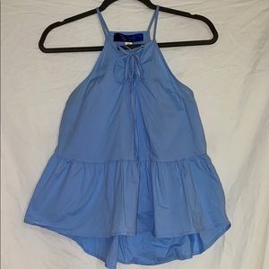 Blue Rain Light Blue Halter Top